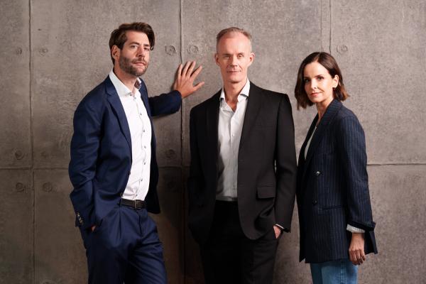 Bild 1 von 2: Von links: Claus von Wagner, Max Uthoff und Maike Kühl