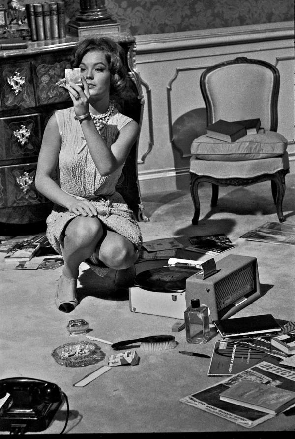Bild 1 von 1: Im Bild: Romy Schneider am Set.