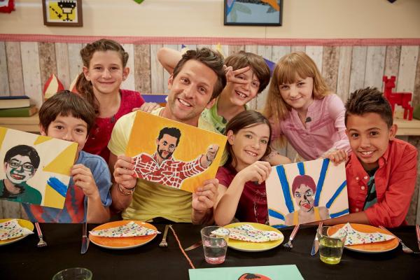 Bild 1 von 13: Im Bild: David, Noemi, Alexander Kumptner, Simon, Antonia, Fiona, Hadis.