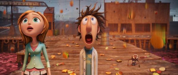 Bild 1 von 1: Anna Faris (Sam (voice)), Bill Hader (Flint Lockwood (voice))