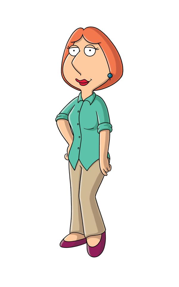 Bild 1 von 22: (8. Staffel) - Lois Griffin, geborene Pewterschmidt, kommt aus einer reichen, dekadenten Familie und wurde protestantisch erzogen