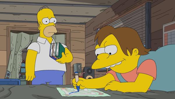 Bild 1 von 18: Homer (l.); Nelson (r.)
