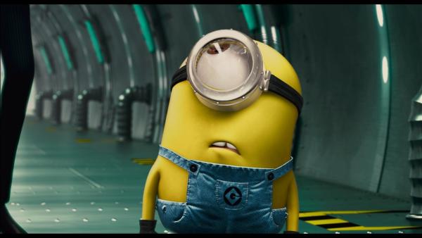 Bild 1 von 6: His minions are in awe of Gru?s plan in Universal Pictures and Illumination Entertainment?s inaugural 3-D CGI feature, Despicable Me.  The film tells the story of one the world?s greatest villains who meets his match in three little girls.  Credit: Universal Pictures and Illumination Entertainment