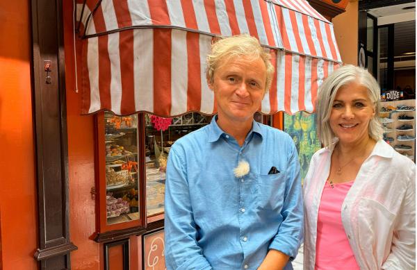 Bild 1 von 1: Pierre M. Krause mit Birgit Schrowange.