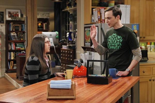 Bild 1 von 8: Sind sich nicht einig, in welchen Partnerkostümen sie zur Halloween-Party gehen wollen: Amy (Mayim Bialik, l.) und Sheldon (Jim Parsons, r.) ...