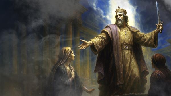 Bild 1 von 6: König Salomo herrscht in einer Welt zwischen Götterverehrung und Machtpolitik. Nach seinem Tod wird er zum Symbol einer goldenen Vergangenheit. Doch war er wirklich so glanzvoll wie die Bibel es scheinen lässt?