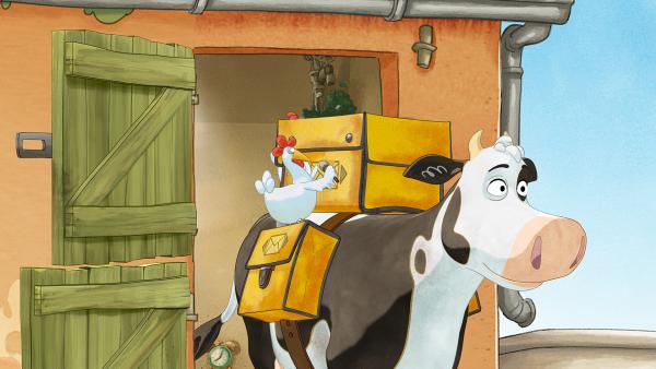 Bild 1 von 5: Lieselotte, die Postkuh!