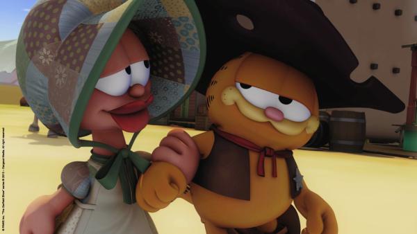 Bild 1 von 3: Garfield und Arlene fühlen sich sehr zueinander hingezogen.