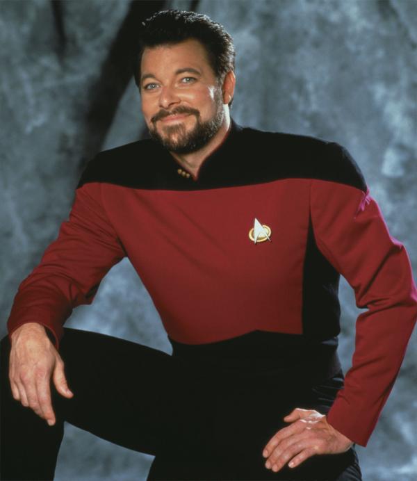 Bild 1 von 2: Star Trek The Next Generation Gallery, Raumschiff Enterprise Das nächste Jahrhundert  Jonathan Frakes (Comm. William Riker