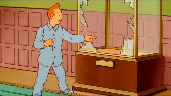 Bild 1 von 1: Die Expeditionsteilnehmer sind von einer Schlafkrankheit betroffen und Professor Bienlein wurde entführt. Tim, Struppi und Kapitän Haddock verfolgen die Spur nach Peru auf dem Schiff \