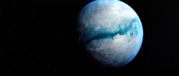 Bild 1 von 5: Wie ein riesiger glitzernder Schneeball schwebte die Erde vor hunderten Millionen Jahren im Weltall.