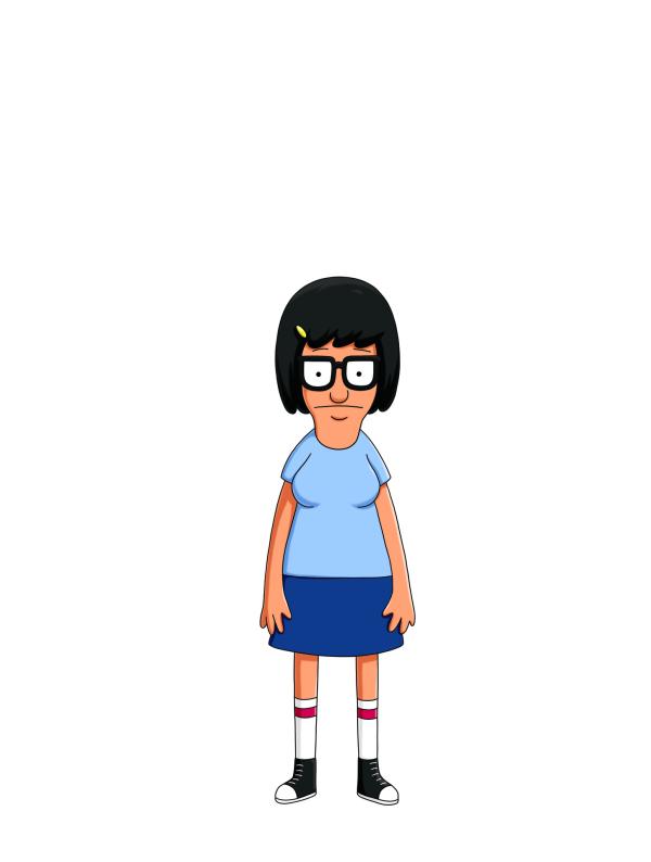 Bild 1 von 18: (1. Staffel) - Tina ist das älteste der drei Kinder. Sie ist eine Eigenbrötlerin und offensichtlich in Jimmy Junior, den Sohn des mit Bob verfeindeten Pizzeriabesitzers Jimmy Pesto Senior, verliebt.