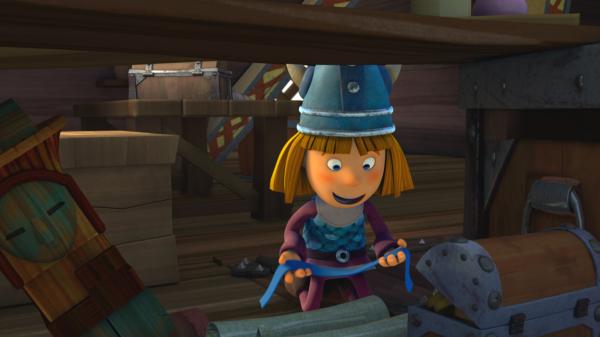 Bild 1 von 6: Wickie erfindet eine Brille.