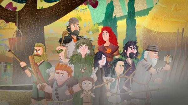 Bild 1 von 1: Es hat einen riesigen Knall im Dorf gegeben. Alle sind in Alarmbereitschaft.