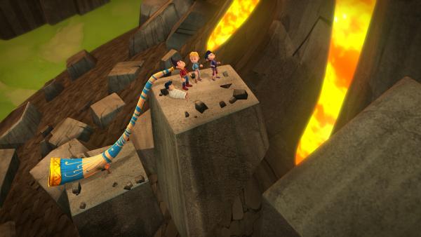 Bild 1 von 6: Das Alphorn hat einen Vulkanausbruch verursacht.