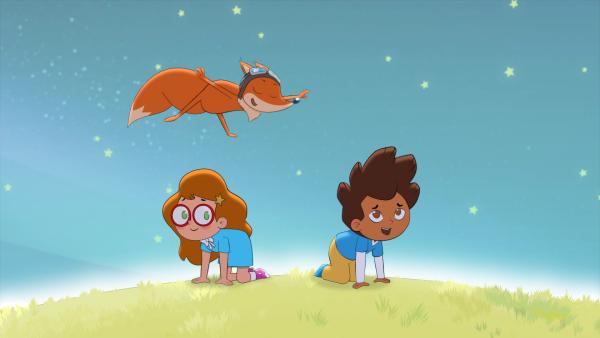 Bild 1 von 2: Die Freunde tun so, als seien sie Schafe.© WDR/2024 Method Animation - Honorarfreie Verwendung gemäß AGB im engen inhaltlichen redaktionellen Zusammenhang mit genannter Sendung bei Nennung \