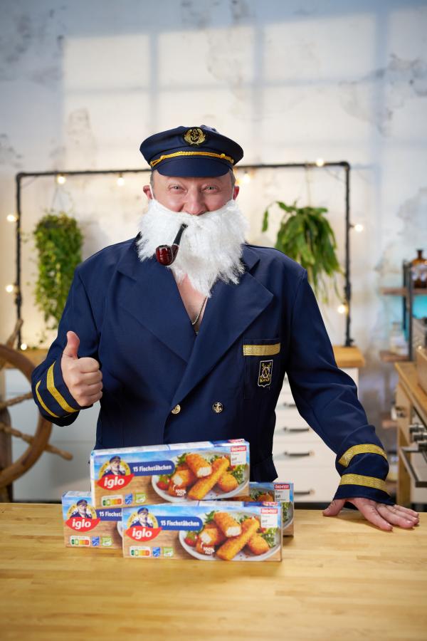 Bild 1 von 5: Der Captain Iglo ist eine Werbeikone. Dank ihm ist Iglo zur beliebtesten Marke im Tiefkühlfach geworden.