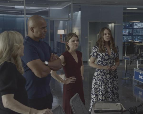 Bild 1 von 11: (v.l.n.r.) Marissa Morgan (Geneva Carr); Chunk Palmer (Christopher Jackson); Taylor Rentzel (MacKenzie Meehan); Isabella Colón (Yara Martinez)