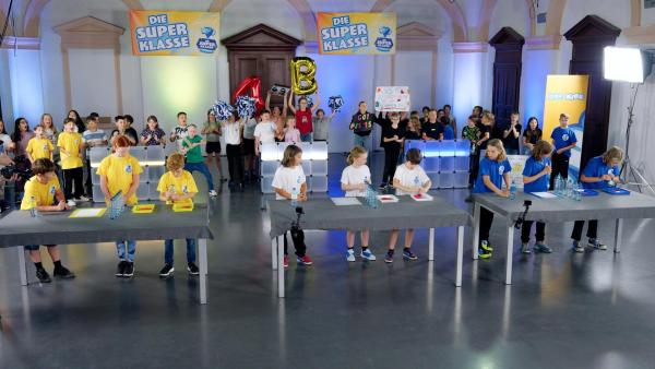 Bild 1 von 20: Im Bild: Marvin, Greta und Lenni (VS Goetzis), Kilian, Mia und Alexander (VS Angerberg), Florian, Ella und Anja (St. Georgen).