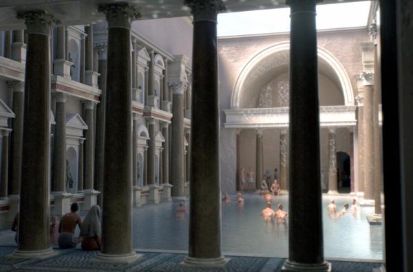 Bild 1 von 5: Die Caracalla-Thermen: Körperpflege und Hygiene hatten einen hohen Stellenwert bei den Römern ?- gleichzeitig waren Badeanstalten wie diese wohl ein Ansteckungsherd für Pandemien.