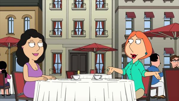 Bild 1 von 51: Bonnie Swanson (l.); Lois Griffin (r.)