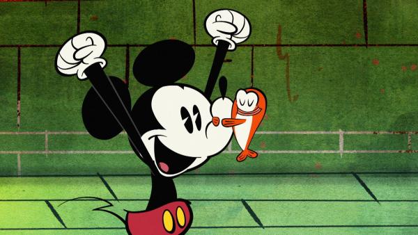 Bild 1 von 5: Micky und Kater Carlo verkörpern Frühling und Winter, die miteinander ringen. Wer wird wohl gewinnen?