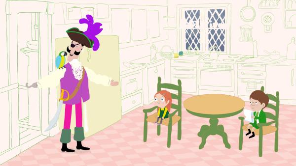 Bild 1 von 3: Zoodirektor Peek soll am Abend bei einem Theaterstück mitspielen. Das Kostüm sitzt, nur seinen Text kann er noch nicht.