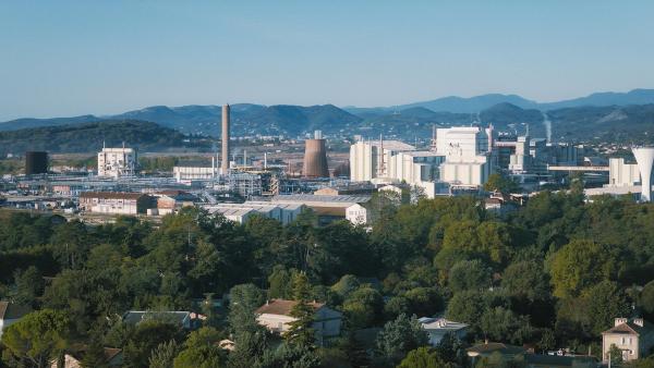 Bild 1 von 10: Im Bild: Die Solvay-Fabrik in Salindres, Frankreich.