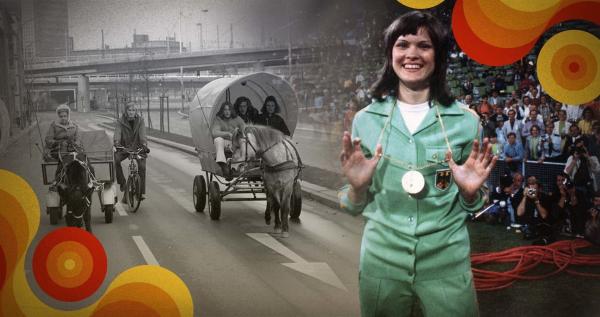 Bild 1 von 1: 1972 - 1973: Fahrverbot und Frauenpower