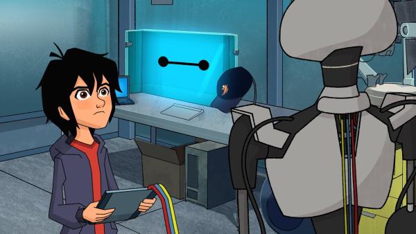 Bild 1 von 32: Für das 14jährige Technik-Genie Hiro und seinen mitfühlenden, hypermodernen Roboter Baymax geht das Abenteuer weiter. Der Neue an der renomierten Technik-Hochschule von San Fransokyo zu sein, übt großen Druck auf Hiro aus. Aber damit nicht genug. Denn außerhalb des Campus wird es jetzt erst so richtig spannend. Gemeinsam mit ihren Freunden Wasabi, Honey Lemon, Go Go und Fred bilden Hiro und Baymax das legendäre Superhelden-Team Big Hero 6, um ihre Stadt vor gefährlichen Wissenschafts-Schurken zu schützen, die Chaos und Zerstörung verbreiten wollen.