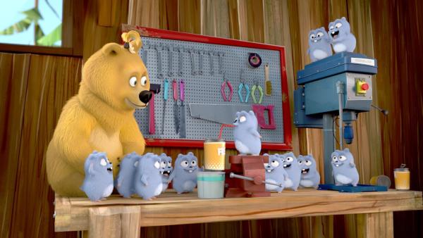 Bild 1 von 6: Grizzy und die Lemminge