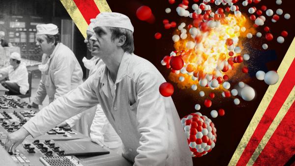 Bild 1 von 8: Die Operateure in Tschernobyl müssen die atomare Kettenreaktion in dem gigantischen Reaktor von knapp 12 Metern Durchmesser mithilfe von 211 Steuerstäben kontrollieren. Dabei ist ein ständiges manuelles Eingreifen erforderlich.