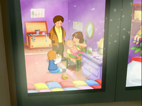 Bild 1 von 3: Der Stern sieht, wie geschickt Laura das Baby füttert.