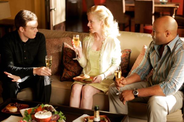Bild 1 von 1: Michael C. Hall, Jennifer Elise Cox, Mathew St. Patrick