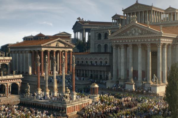 Bild 1 von 7: Zentrum der Macht: das Forum in Rom.