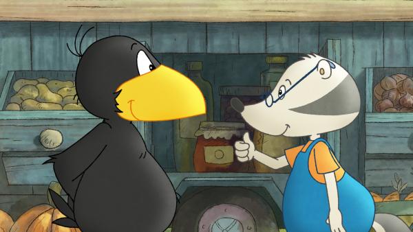 Bild 1 von 4: Socke und der kleine Dachs haben einen Plan.