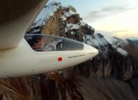 Die französischen Alpen von oben