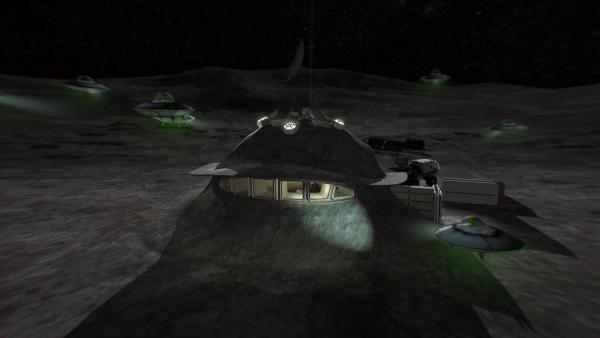 Bild 1 von 9: Ideen für einen Hausbau auf dem Mond sind ein erster Schritt zur dauerhaften Besiedlung des Erdtrabanten.