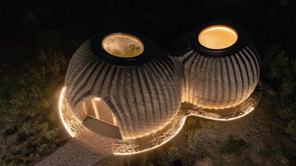 Bild 1 von 16: Bauen mit minimalem CO2-Fußabdruck: Werden wir in Zukunft in Lehmhäusern aus dem 3-D-Drucker wohnen?