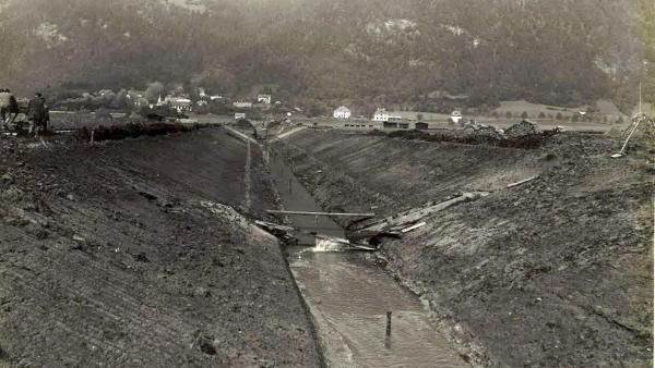 Bild 1 von 7: Im Bild: Historisches Motiv - Wassergenossenschaft Bleistätter Moor.