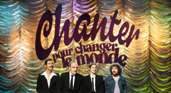 Bild 1 von 6: (v.l.n.r.) Didier Mathure (Melvil Poupaud); Marcel Bénes (Michel Vuillermoz de la Comédie Française); Véra Clouseau (Daphné Patakia); Rémy Bidaut (Quentin Dolmaire)