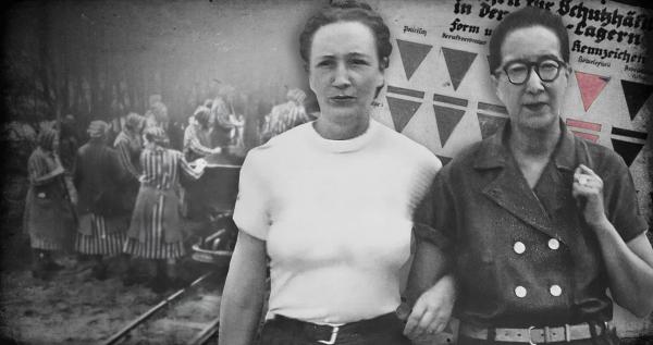 Bild 1 von 7: Nelly Mousset-Vos und Nadine Hwang führten eine heimliche Beziehung im KZ Ravensbrück. Inmitten der Grausamkeit fanden sie Trost und Halt in ihrer Liebe zueinander.