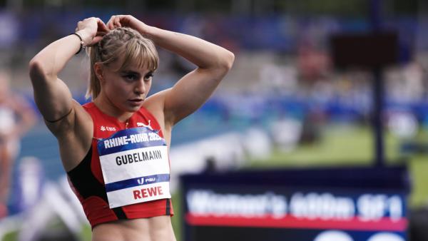 Bild 1 von 11: Catia Gubelmann, Schweizerin und 400-Meter-Sprinterin beim Wettkampf, ADHS Betroffene