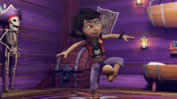 Bild 1 von 1: Egal wo, Zoe und Finn können stundenlang den Ball hochhalten, auch wenn der Ball nur eine Kokosnuss ist.
© ZDF/Method Animation/Mediawan kids & family - Honorarfreie Verwendung gemäß AGB im redaktionellen Zusammenhang mit genannter Sendung bei Nennung \