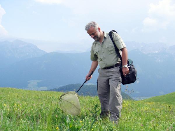 Bild 1 von 11: Im Bild: Schmetterlingsforscher Christian Wieser.