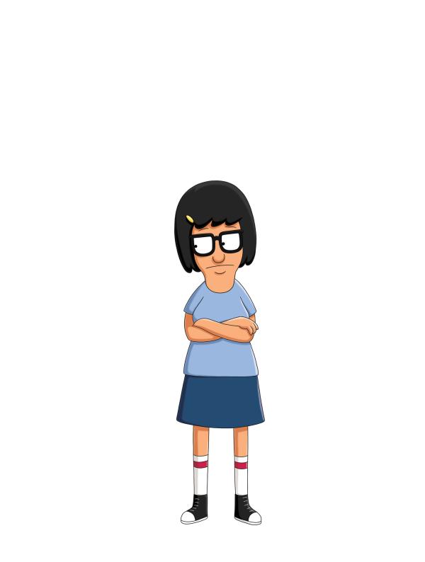 Bild 1 von 18: (2. Staffel) - Tina ist das älteste der drei Kinder. Sie ist eine Eigenbrötlerin und offensichtlich in Jimmy Junior, den Sohn des mit Bob verfeindeten Pizzeriabesitzers Jimmy Pesto Senior, verliebt.