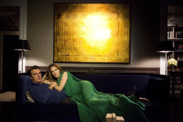 Bild 1 von 9: Mr. Big (Chris Noth, l.); Carrie Bradshaw (Sarah Jessica Parker, r.)