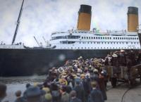 Die Titanic in Farbe