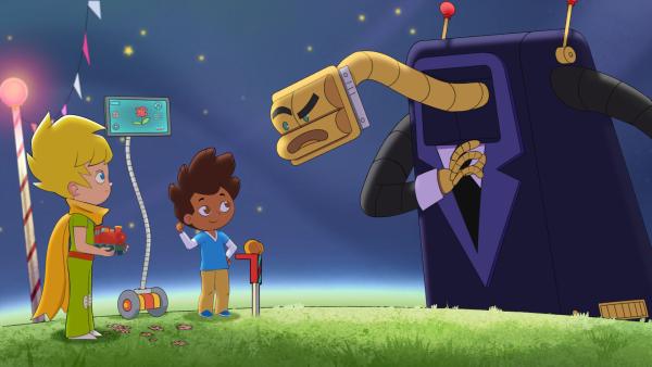 Bild 1 von 2: Elias ist sich sicher, dass er gewinnt.© WDR/2024 Method Animation - Honorarfreie Verwendung gemäß AGB im engen inhaltlichen redaktionellen Zusammenhang mit genannter Sendung bei Nennung \