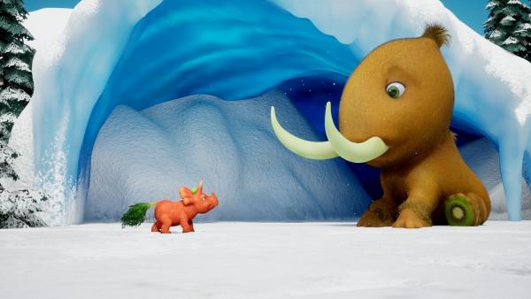 Bild 1 von 4: Ginger hat das Kiwi-Mammut aus dem Winterschlaf aufgeweckt.